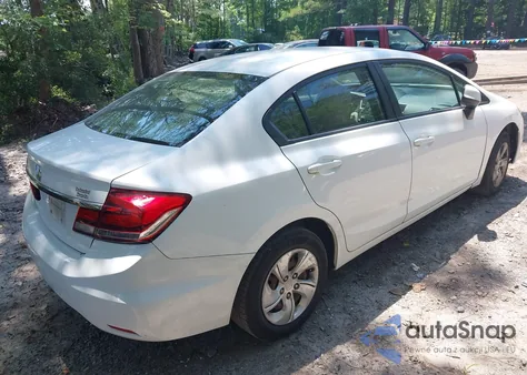 2013 Honda Civic Lx из США, поврежденный, VIN 2HGFB2F58DH300813